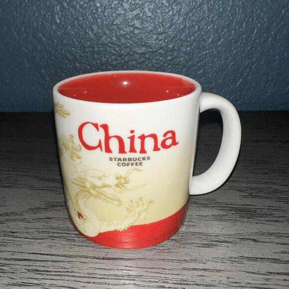 Starbucks CHINA Global Icon Espresso Demitasse Mini 3 oz Mug 2008 - Picture 1 of 5